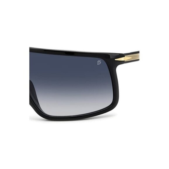 New DAVID BECKHAM Black Shield DB 99/Visor 2M208 Sunglasses Women - Picture 3 of 4